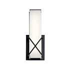 Kichler 45656MBKLED 1-Light Matte Black 34.9W LED Wall Sconce
