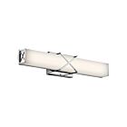 Kichler 45657CHLED 2-Lights Chrome 23W LED Linear Vanity Light