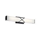 Kichler 45657MBKLED 2-Lights Matte Black 23W LED Linear Vanity Light