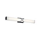 Kichler 45658MBKLED 3-Lights Matte Black 104.7W LED Linear Vanity Light