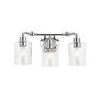 Kichler 45666CH 3-Lights Chrome 75W Vanity Light
