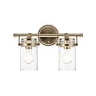 Kichler Brinley 45688CPZ 2-Lights Champagne Bronze 150W Vanity Light