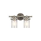 Kichler 45688NI 2-Lights Brushed Nickel 75W Vanity Light