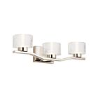 Kichler 45723PNLED 3-Lights Polished Nickel 19W LED Vanity Light