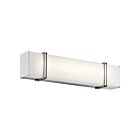 Kichler 45838CHLED 1-Light Chrome 25W LED Linear Vanity Light