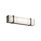 Kichler 45838OZLED 1-Light Olde Bronze 25W LED Linear Vanity Light
