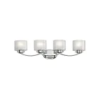 Kichler 45864CH 4-Lights Chrome 75W Vanity Light
