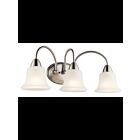 Kichler 45883NI 3-Lights Brushed Nickel 100W Vanity Light