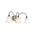 Kichler 45883NI 3-Lights Brushed Nickel 100W Vanity Light