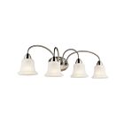Kichler 45884NI 4-Lights Brushed Nickel 100W Vanity Light