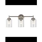 Kichler 45886NI 3-Lights Brushed Nickel 75W Vanity Light