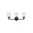 Kichler 45886OZ 3-Lights Olde Bronze 75W Vanity Light