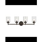Kichler 45887OZ 4-Lights Olde Bronze 75W Vanity Light