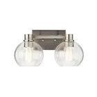 Kichler 45893NI 2-Lights Brushed Nickel 75W Vanity Light