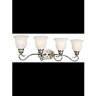Kichler 45904NI 4-Lights Brushed Nickel 100W Vanity Light