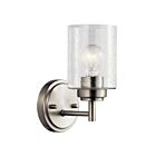 Kichler 45910NI 1-Light Brushed Nickel 75W Wall Sconce
