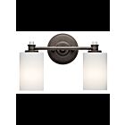 Kichler 45922OZ 2-Lights Olde Bronze 100W Vanity Light
