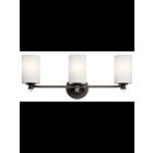 Kichler 45923OZ 3-Lights Olde Bronze 100W Vanity Light