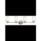 Kichler 45924NI 4-Lights Brushed Nickel 100W Vanity Light