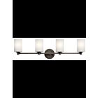 Kichler 45924OZ 4-Lights Olde Bronze 100W Vanity Light