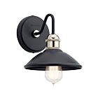 Kichler 45943BK 1-Light Black 75W Wall Sconce