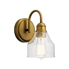 Kichler 45971NBR 1-Light Natural Brass 75W Wall Sconce