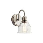Kichler 45971NI 1-Light Brushed Nickel 75W Wall Sconce