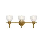 Kichler 45973NBR 3-Lights Natural Brass 75W Vanity Light