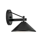 Kichler 49059BK 1-Light 40W Black Outdoor Wall Light