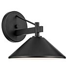 Kichler 49060BK Ripley 1-Light 60W Black Outdoor Wall Light