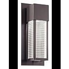 Kichler 49118AZLED 1-Light Architectural Bronze 8W LED Outdoor Wall Light