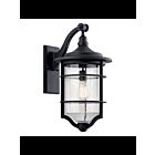 Kichler 49128DBK 1-Light Distressed Black 150W Outdoor Wall Light