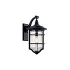 Kichler 49128DBK 1-Light Distressed Black 150W Outdoor Wall Light