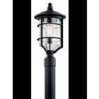 Kichler 49129DBK 1-Light Distressed Black 150W Outdoor Post Light