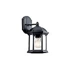 Kichler 49183BK 1-Light Black 100W Outdoor Wall Light