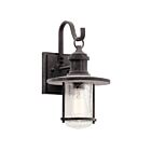 Kichler 49192WZC 1-Light Weathered Zinc 100W Outdoor Wall Light