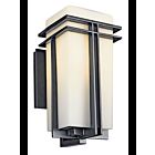 Kichler 49201BK 1-Light Black 100W Outdoor Wall Light
