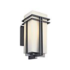 Kichler 49203BK 1-Light Black 150W Outdoor Wall Light