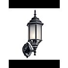 Kichler 49255BKS 1-Light Black 100W Outdoor Wall Light