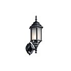 Kichler 49255BKS 1-Light Black 100W Outdoor Wall Light