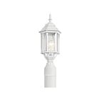 Kichler 49256WH 1-Light White 100W Outdoor Post Light