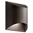 Kichler 49278AZTLED 1-Light Textured Architectural Bronze 8W LED Outdoor Wall Light