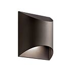 Kichler 49278AZTLED 1-Light Textured Architectural Bronze 8W LED Outdoor Wall Light