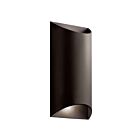 Kichler 49279AZTLED 2-Lights Textured Architectural Bronze 16W LED Outdoor Wall Light