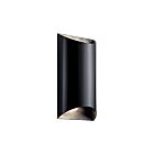 Kichler 49279BKLED 2-Lights Black 20W LED Outdoor Wall Light
