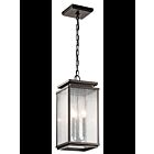 Kichler 49387OZ 3-Lights Olde Bronze 60W Outdoor Pendant