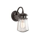 Kichler 49444AZ 1-Light Architectural Bronze 75W Outdoor Wall Light