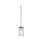 Kichler 49447BA 1-Light Brushed Aluminum 100W Outdoor Pendant