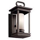Kichler 49474RZ 1-Light Rubbed Bronze 60W Outdoor Wall Light