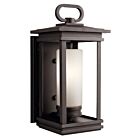 Kichler 49476RZ 1-Light Rubbed Bronze 100W Outdoor Wall Light